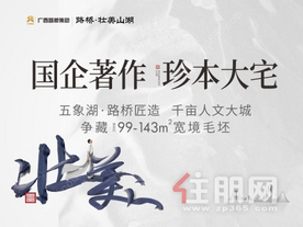 公积金五象湖毛坯学区房：路桥壮美山湖